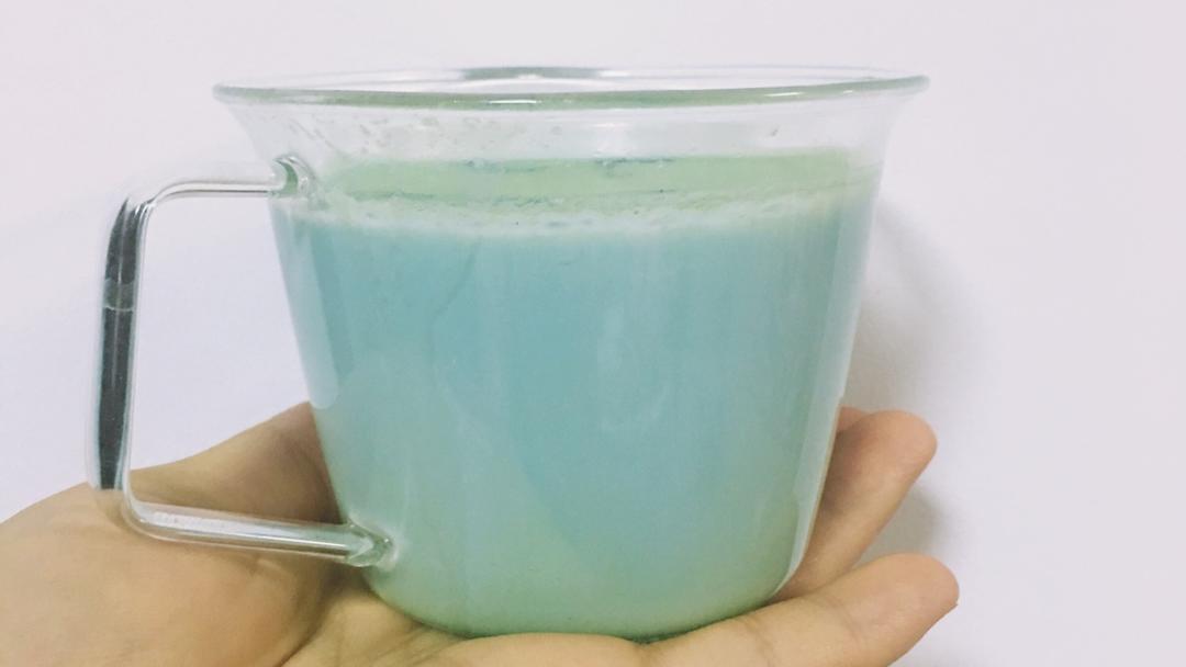 蝶豆花拿铁