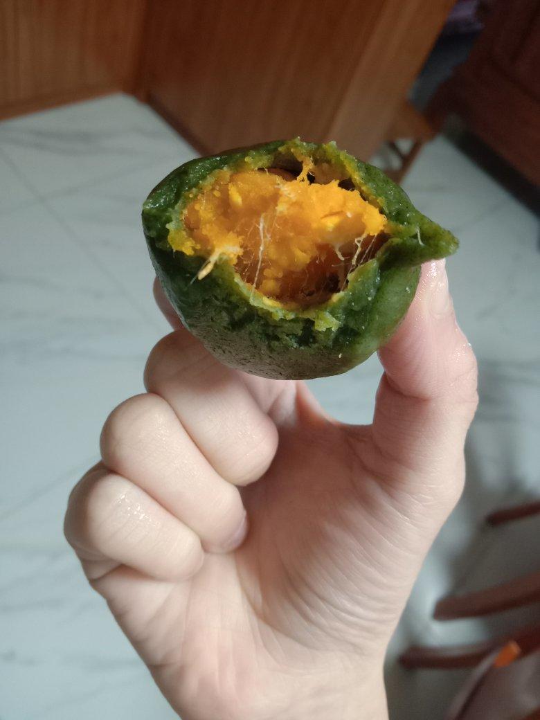 《Tinrry+》咸蛋黄肉松青团+红豆沙青团