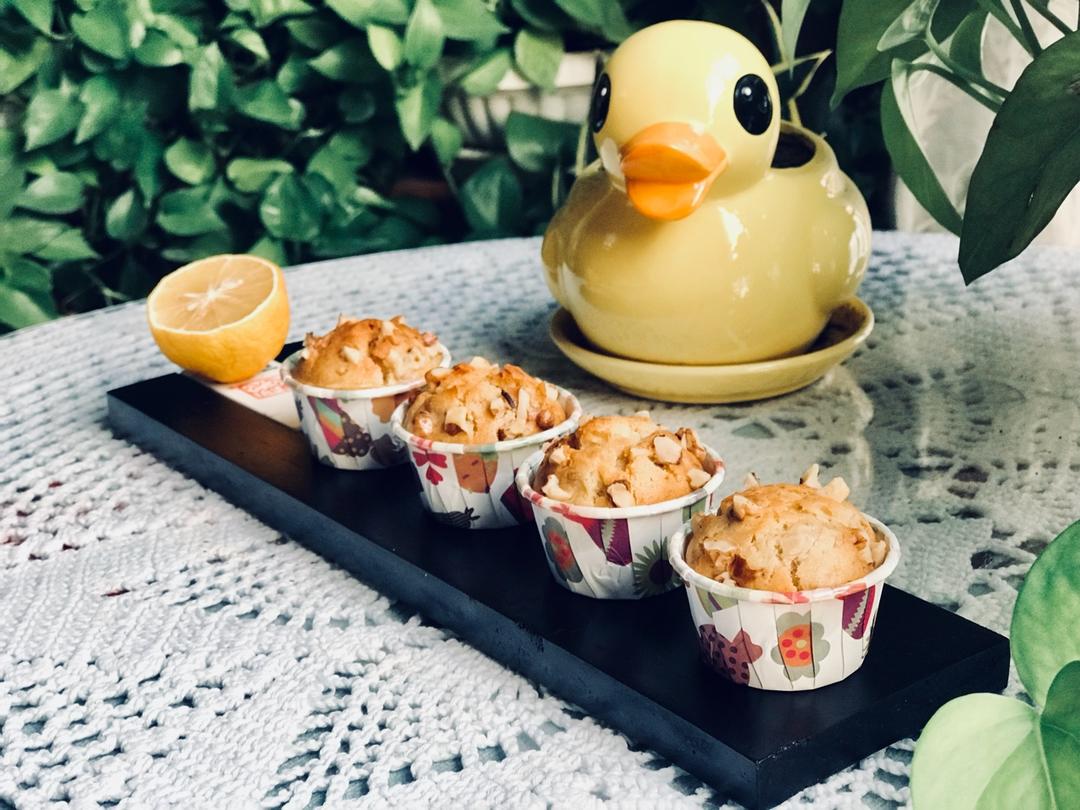 低脂香蕉核桃马芬