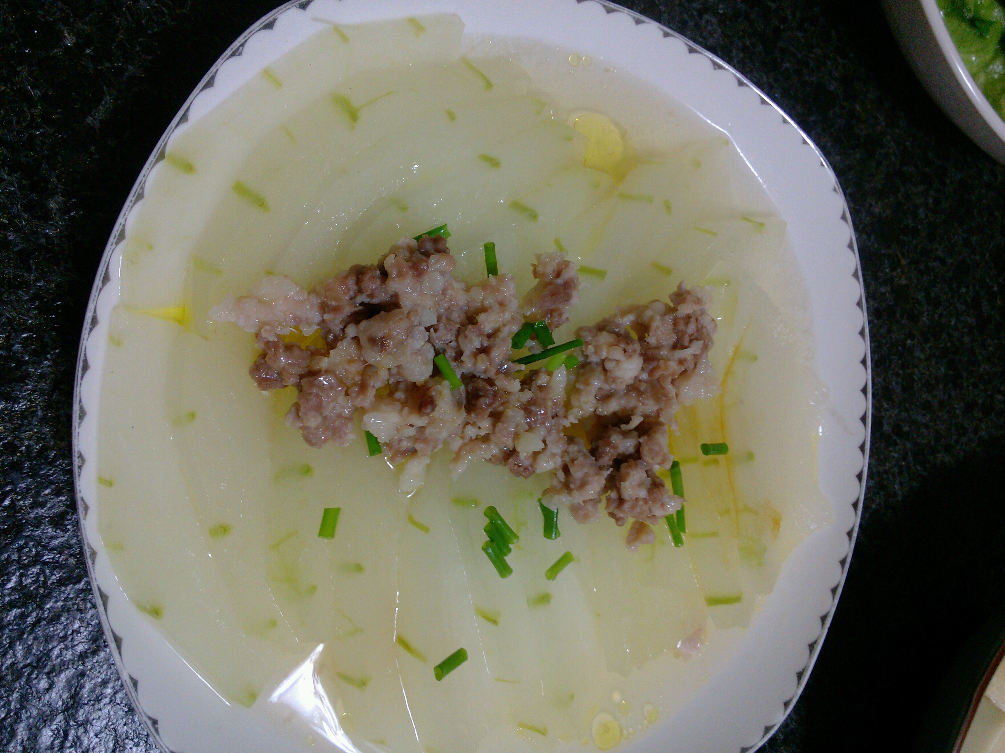 肉末蒸冬瓜