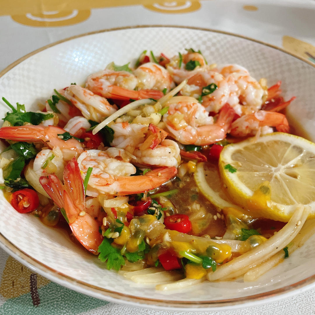 鲜嫩爽口❗️巨好吃的酸辣柠檬虾❗️一看就会超过瘾