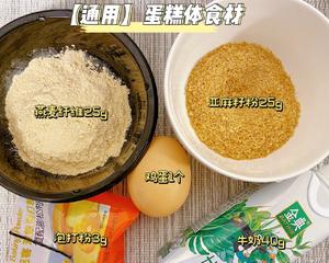 ㊙️无面粉低卡小贝‼️附蛋糕体·豆乳酱通用做法的做法 步骤1