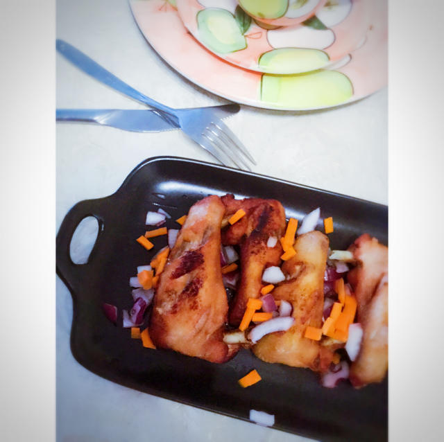 蜜汁烤鸡翅根