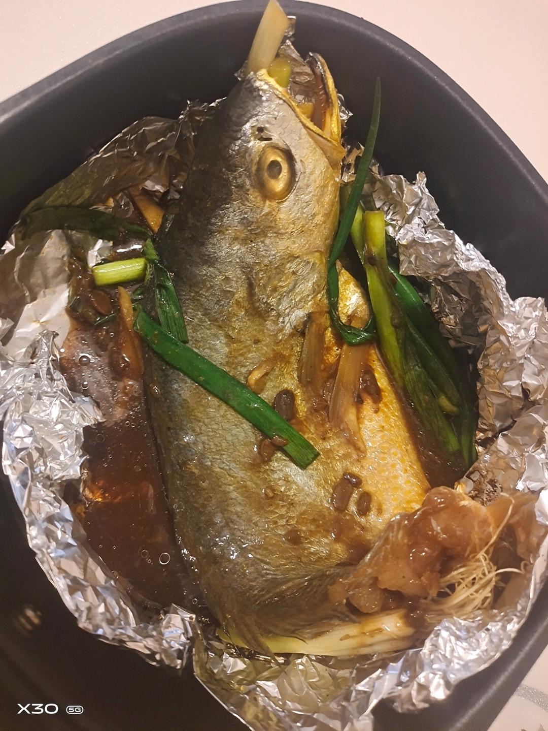 空气炸锅烤鲈鱼