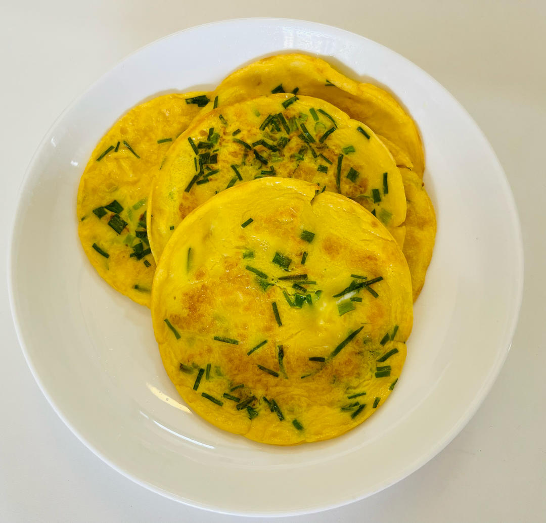 简单快手蔬菜鸡蛋煎饼