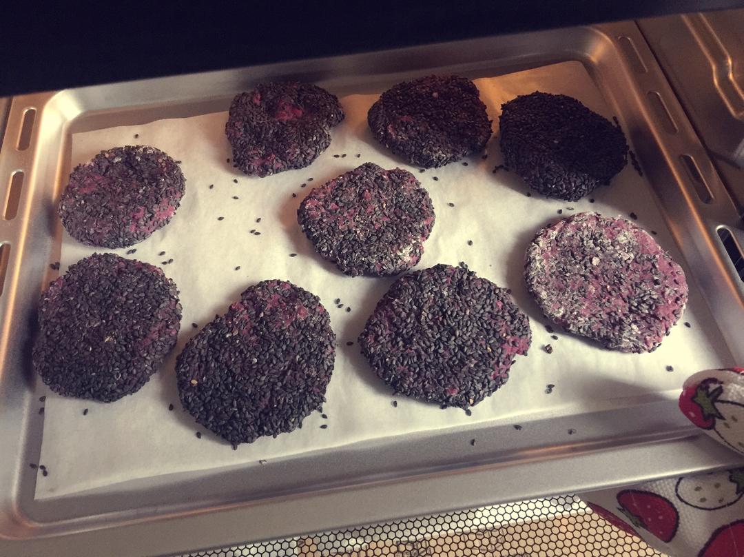 减肥必备紫薯饼