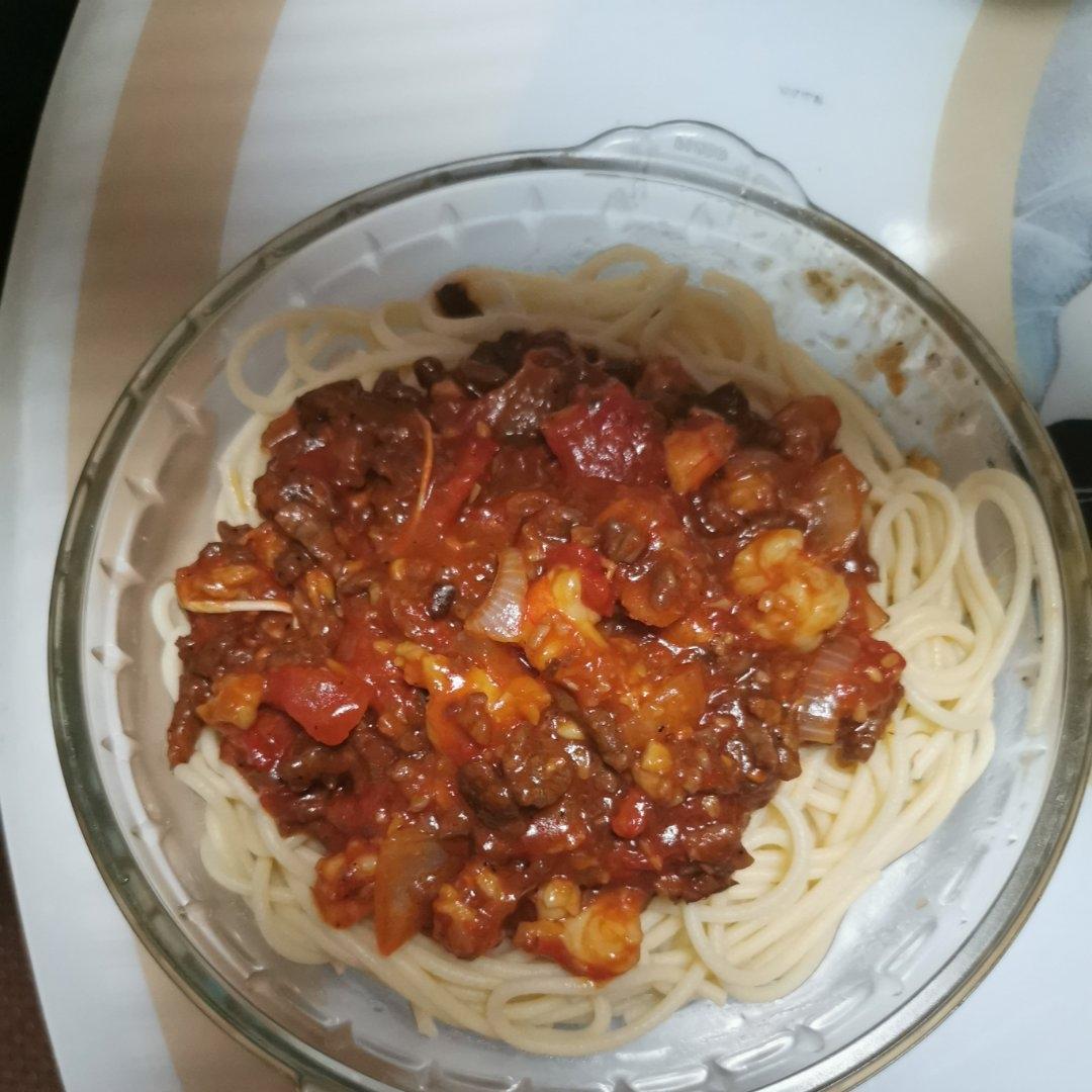 番茄肉酱意面