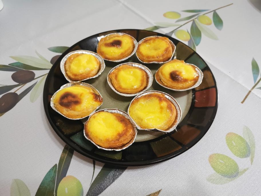 简易蛋挞（手抓饼挞皮）