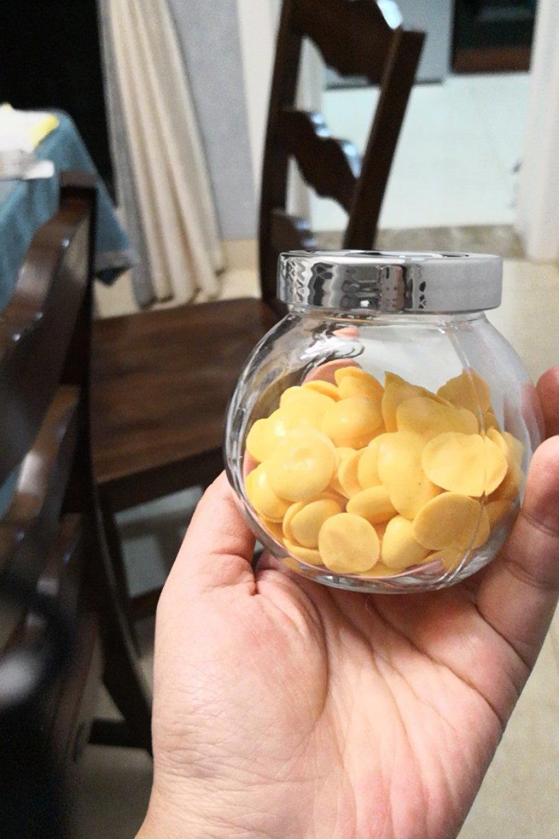 入口即化的无添加蛋黄溶豆