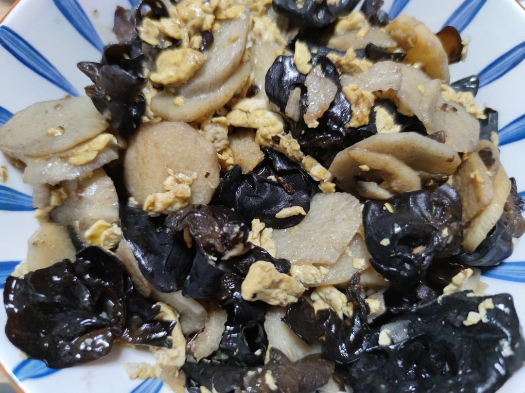 淮山木耳炒鸡蛋