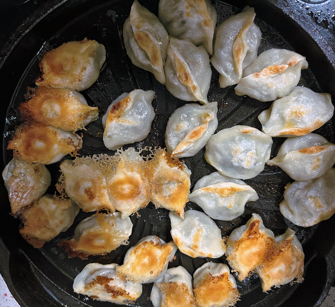电饼铛平底锅冰花煎饺