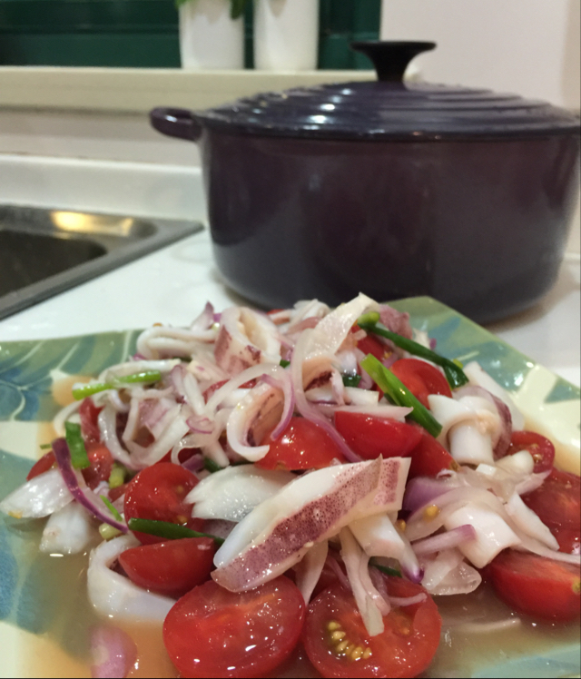 泰式凉拌鱿鱼（夏日做饭不流汗）