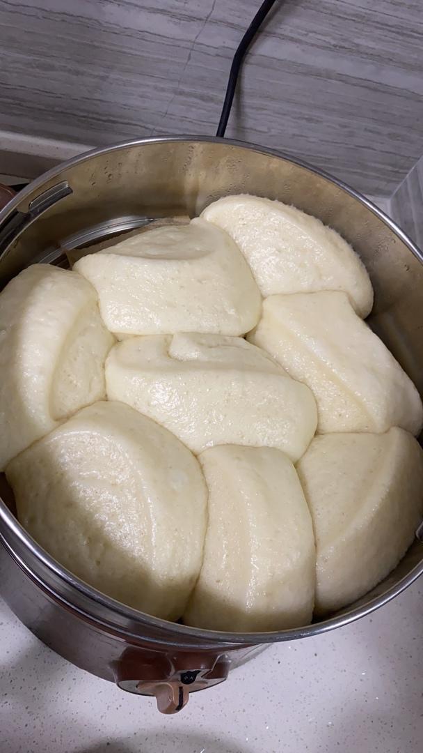 松软到飞起的淡奶油馒头