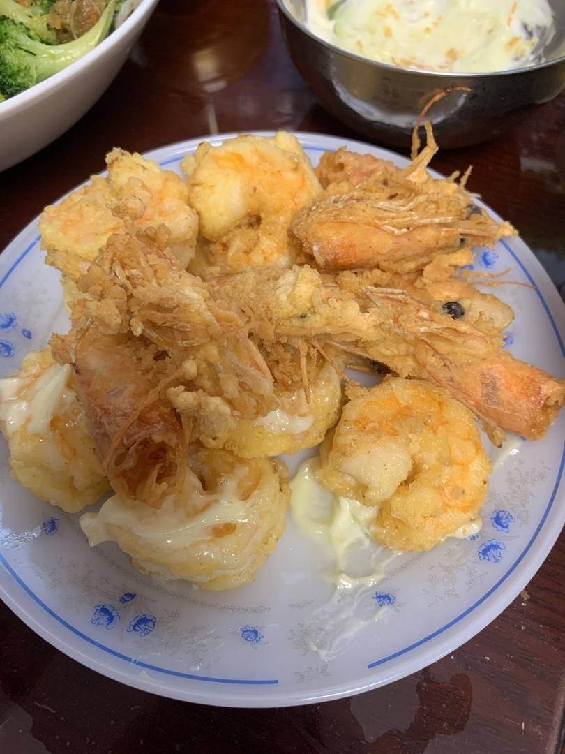 柏悦平替版芥末虾球
