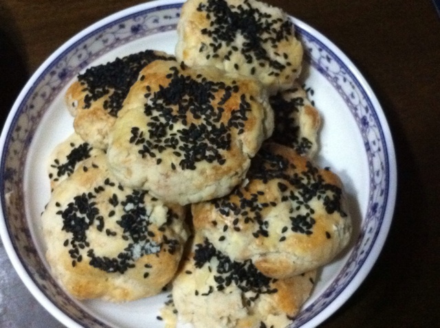 椒盐油酥饼