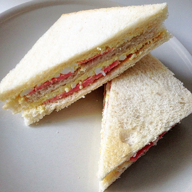 大k酱做的鸡蛋三明治