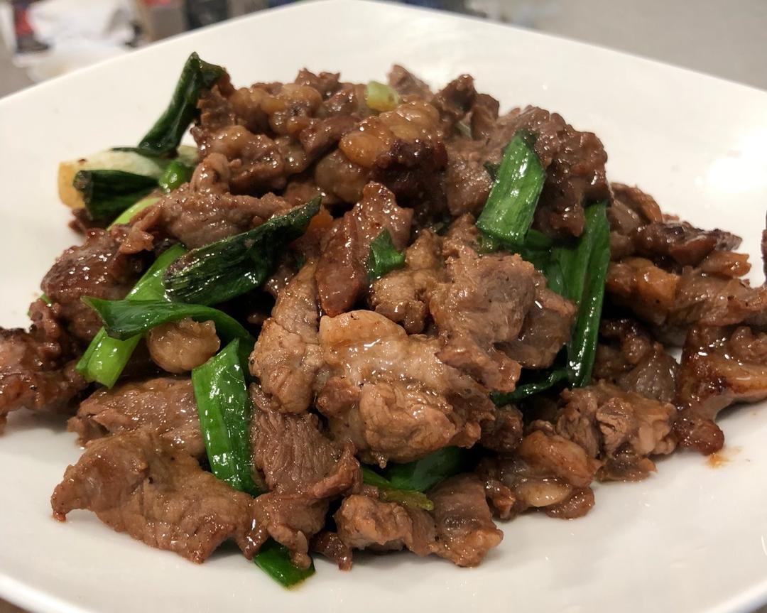 葱爆牛肉的做法