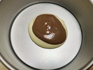可可味——斑马纹戚风蛋糕的做法 步骤12