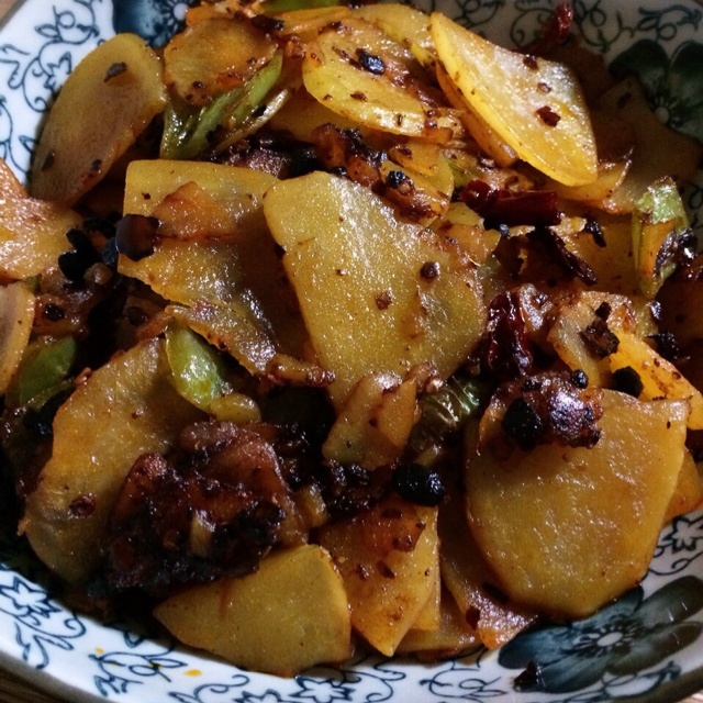 老干妈炒土豆片