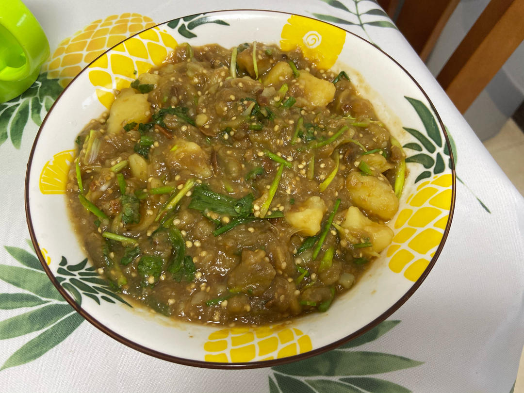 【超简单东北菜】烀茄子土豆