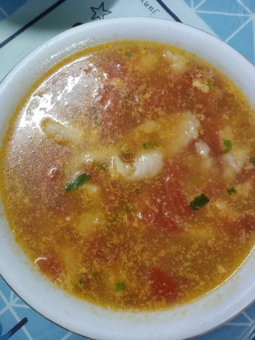 番茄鱼片汤