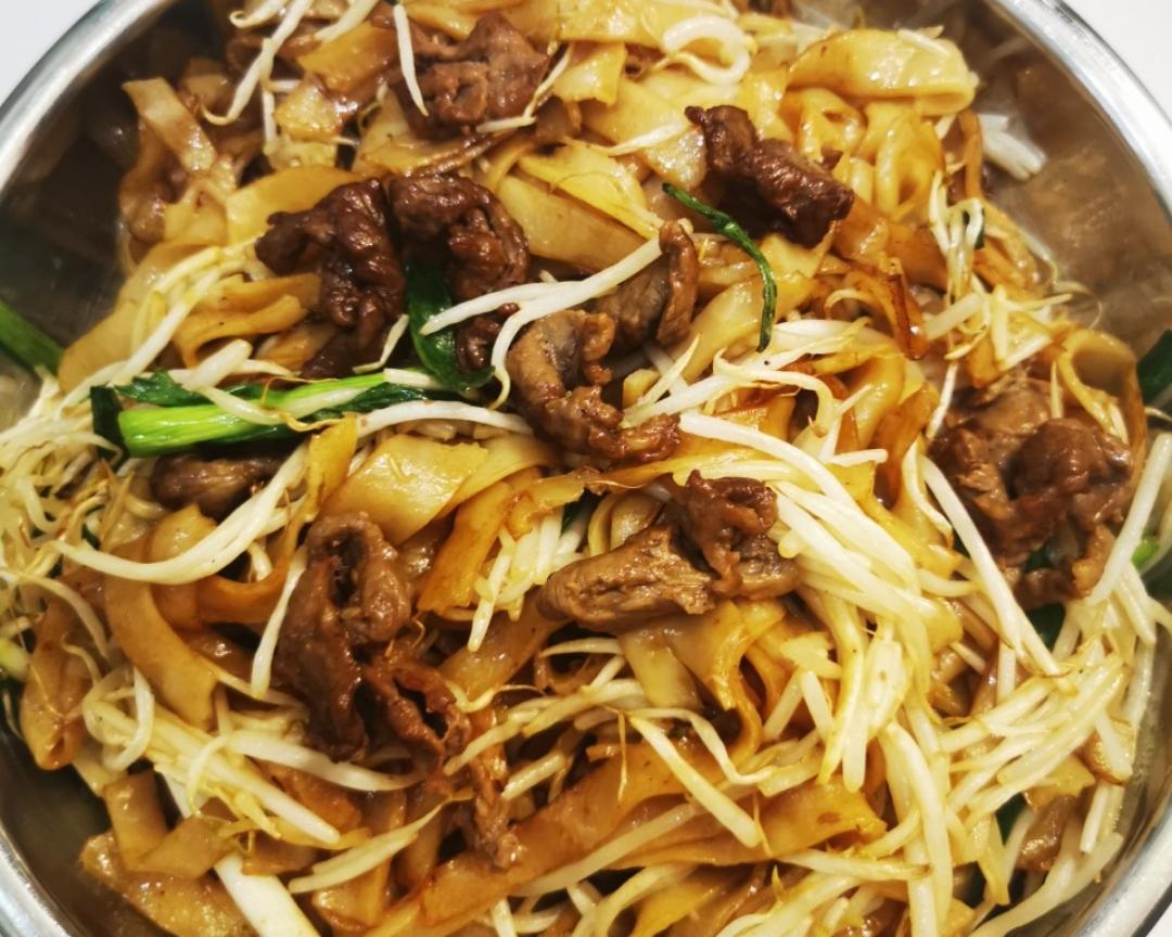 空气炸锅懒人炒牛河