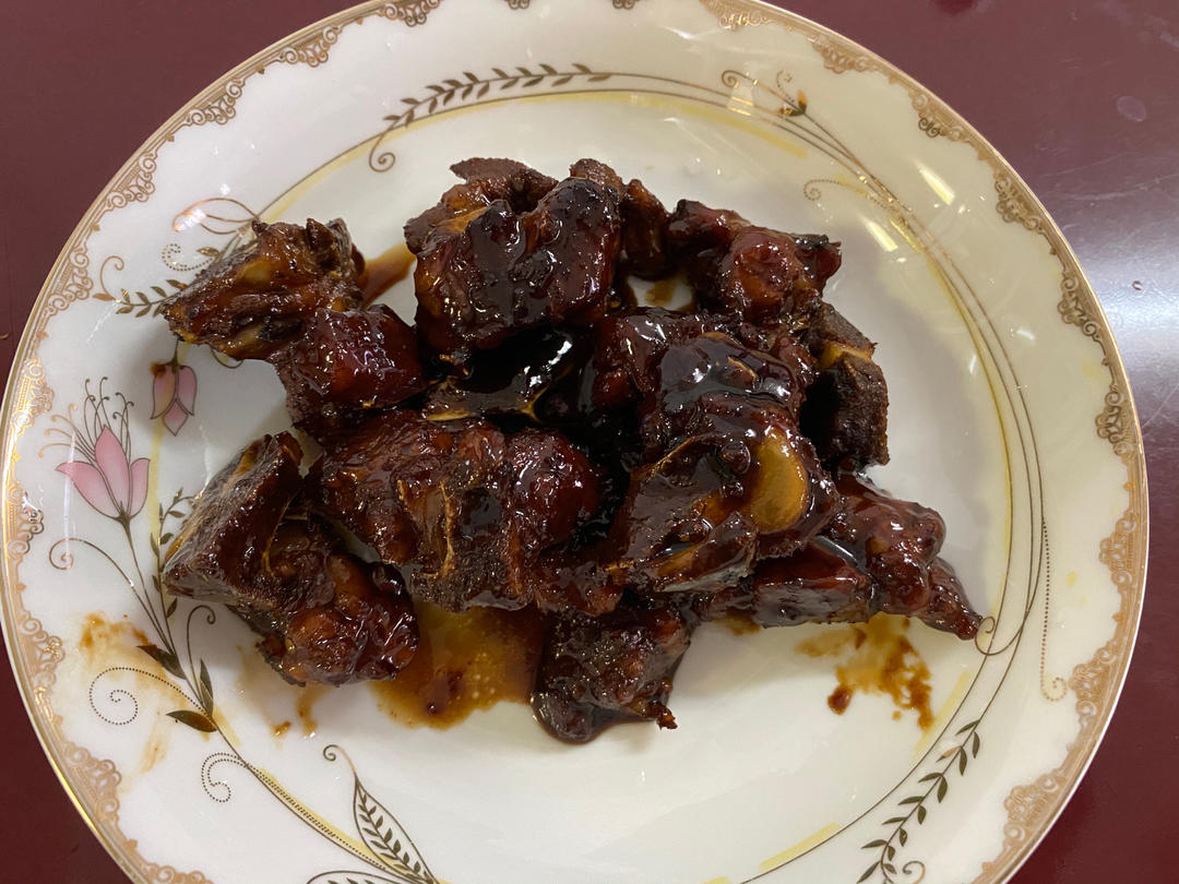 糖醋排骨/糖醋小排（不放油）（12345口诀做出正宗上海本帮）