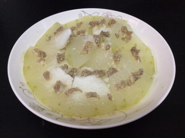 肉末蒸冬瓜