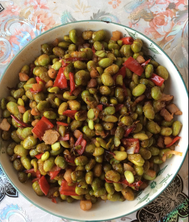 下饭菜 肉末毛豆