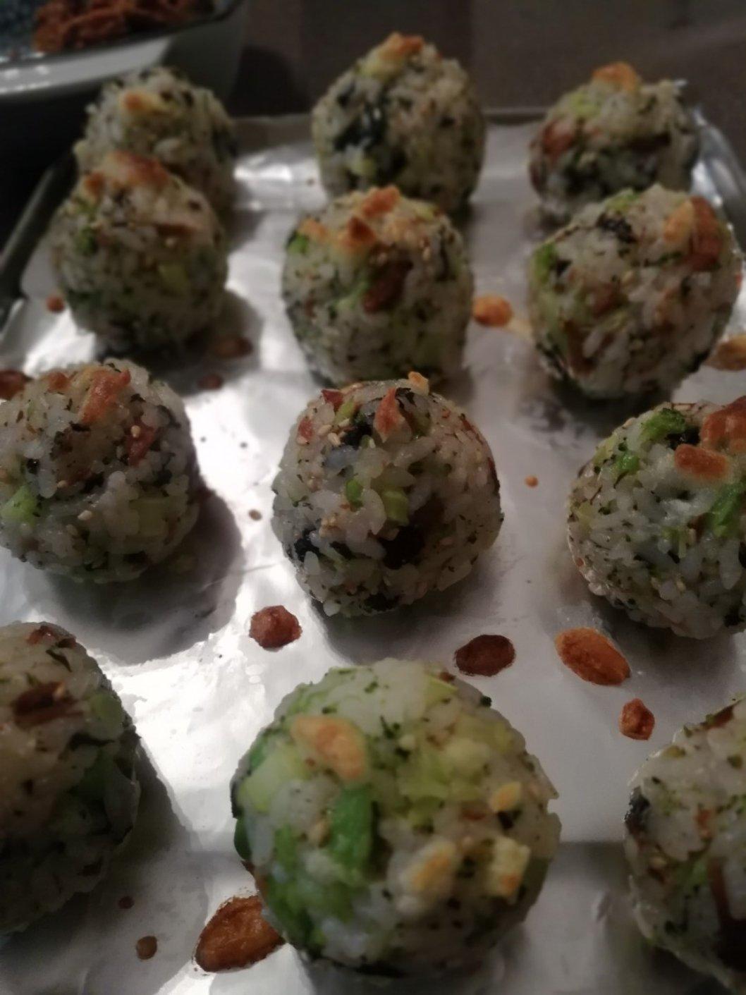 一口一个剩米饭神仙吃法日式烤饭团🍙