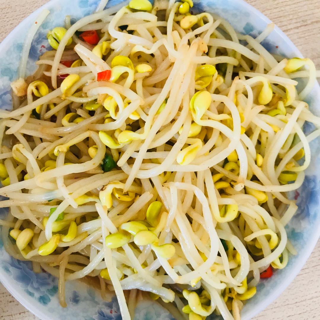 凉拌黄豆芽