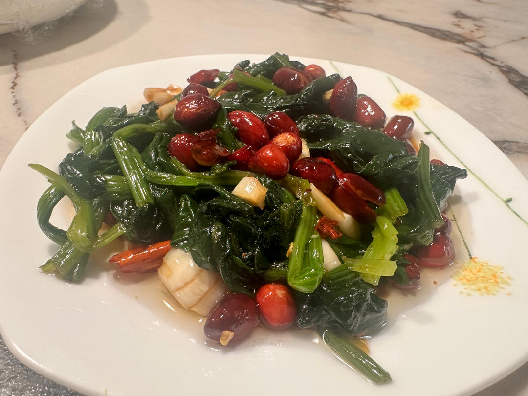 清爽开胃凉菜｜凉拌菠菜木耳