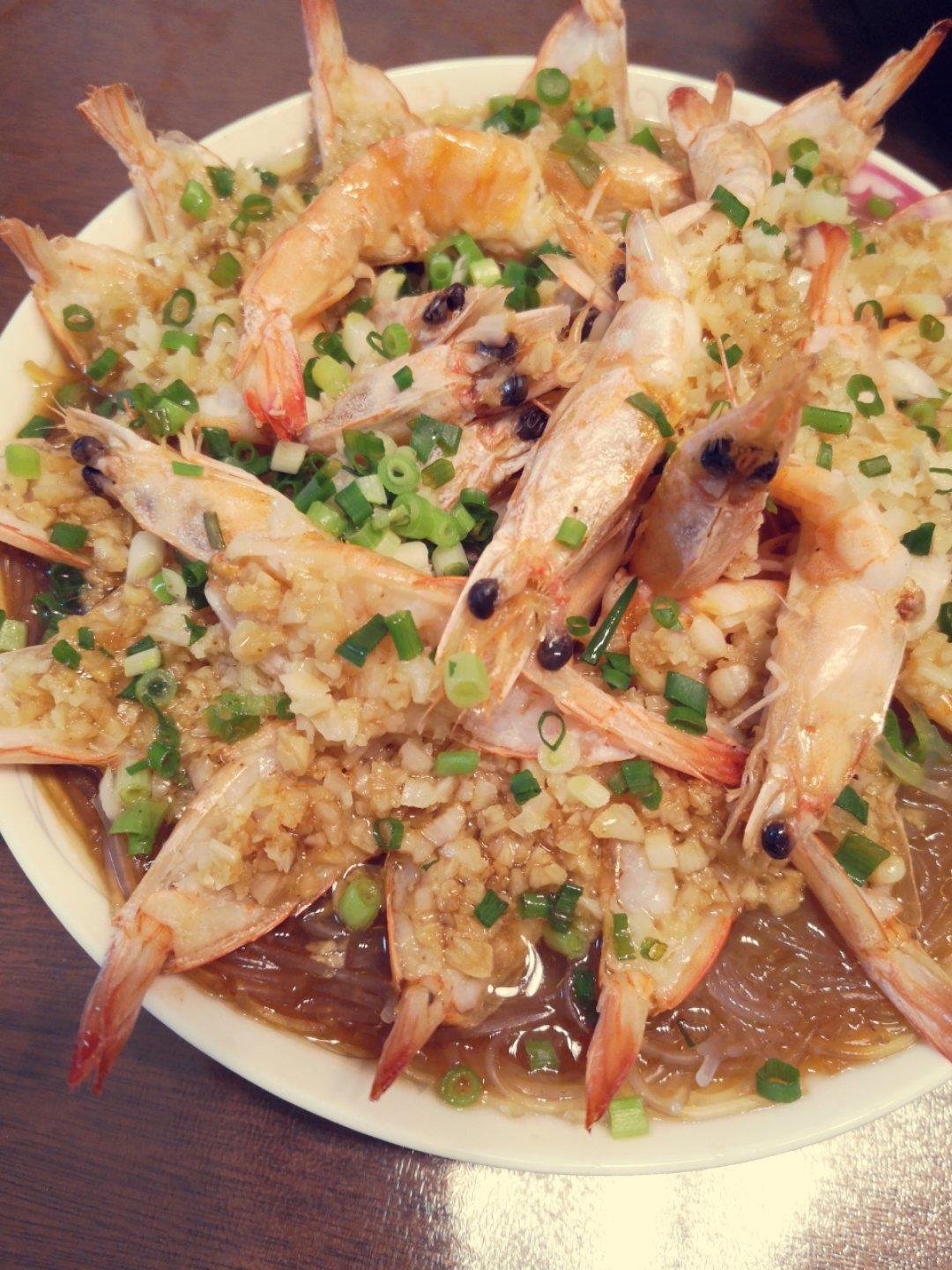 粉丝蒜蓉开背虾