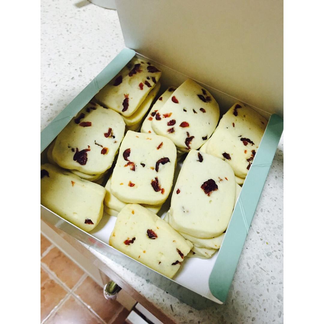 低糖少油版蔓越莓饼干