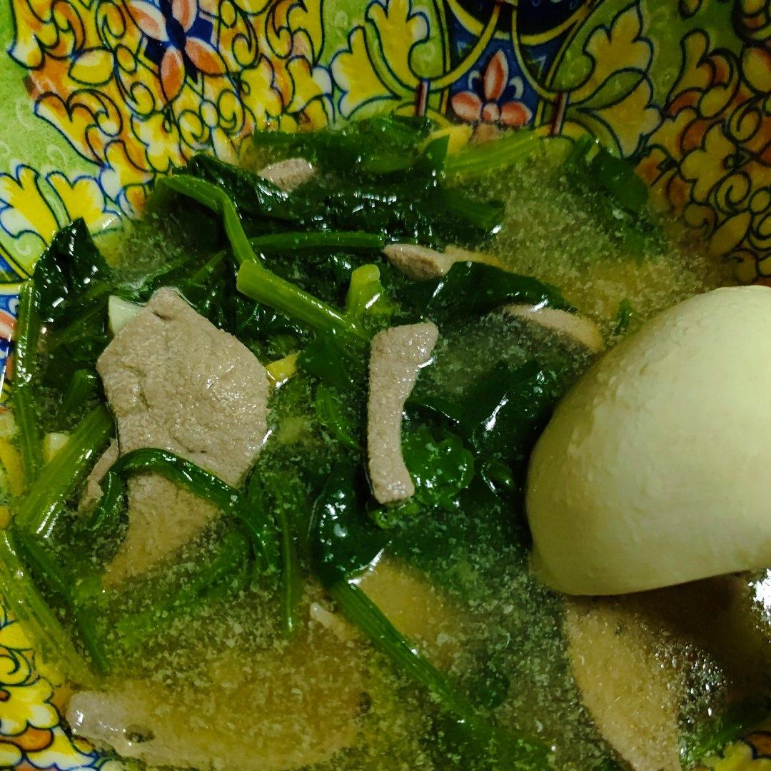 菠菜猪肝汤