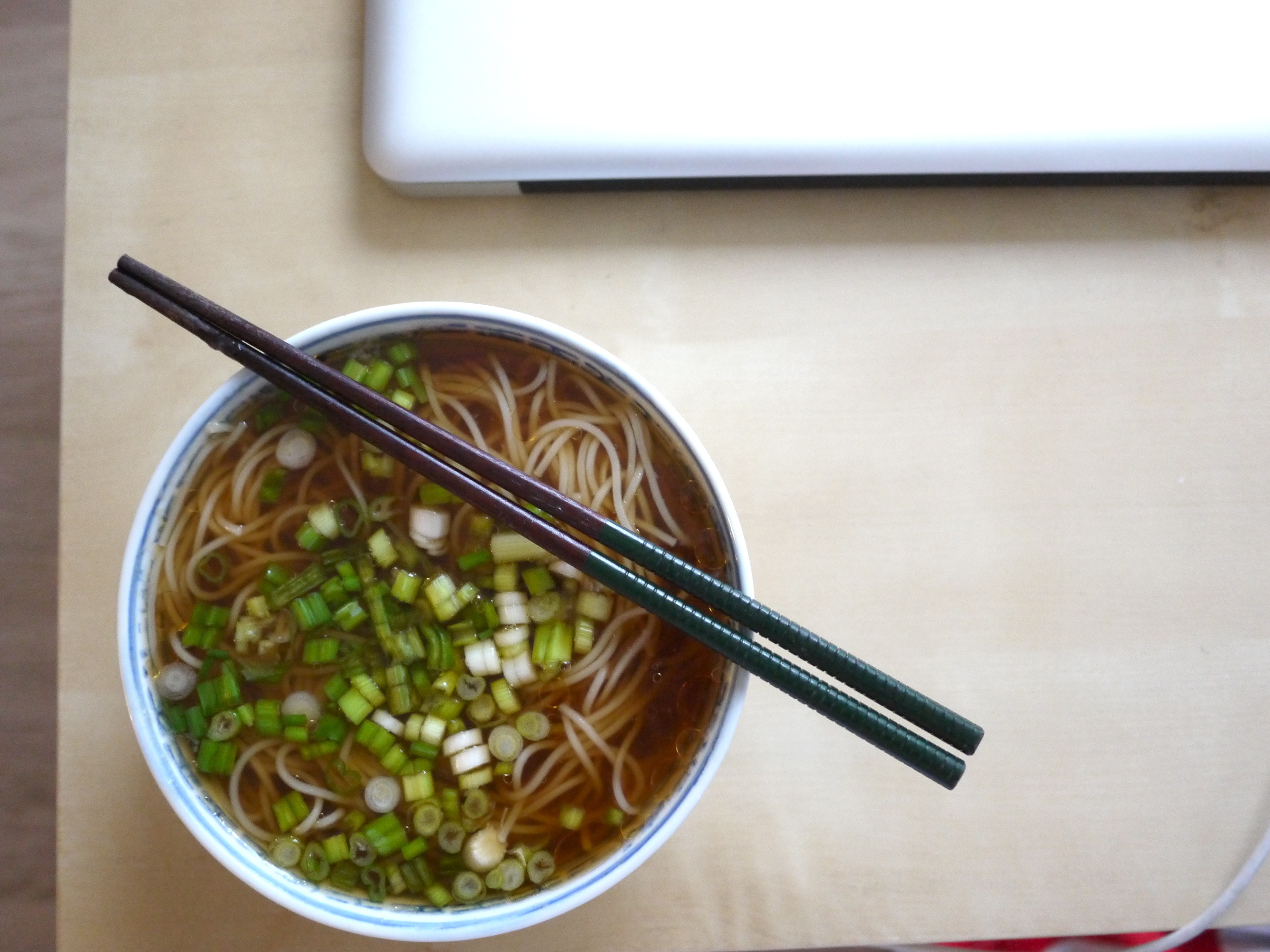 小葱麻油酱油面