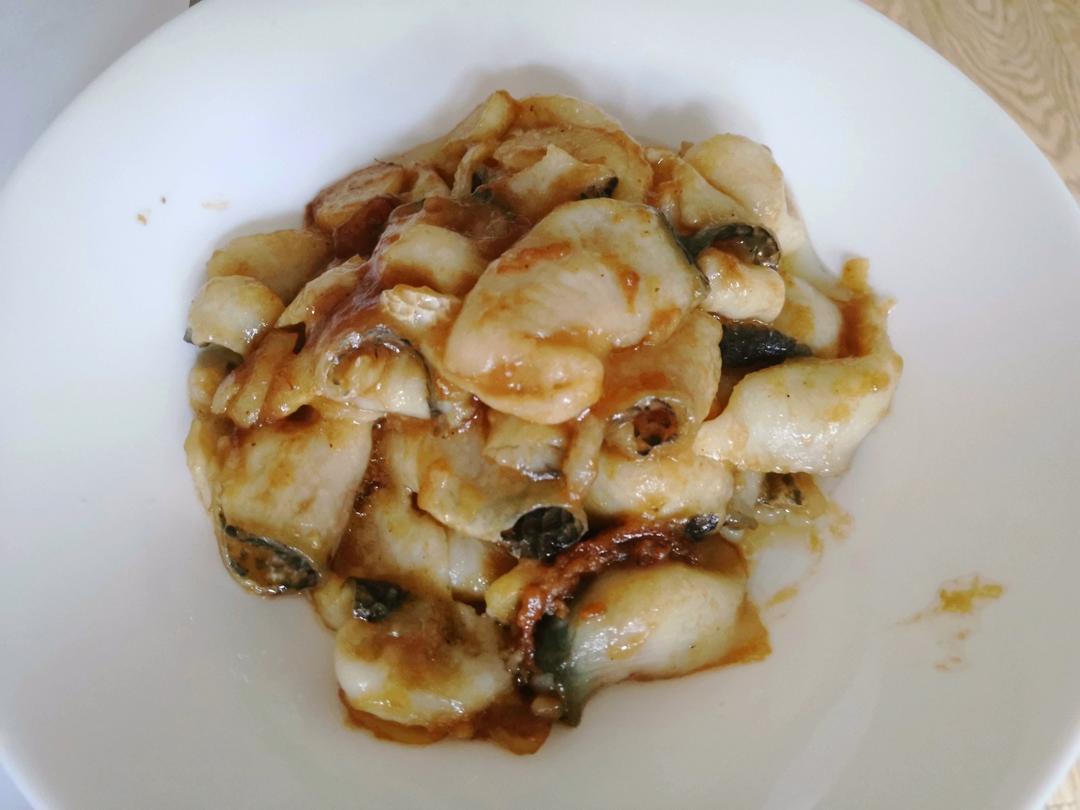 姜葱炒黑鱼片