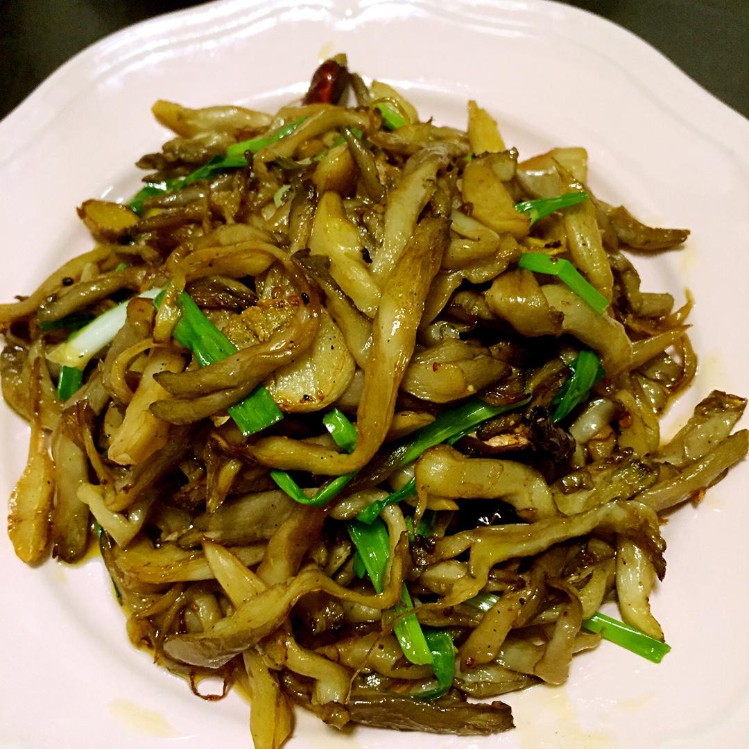 椒盐干煸平菇