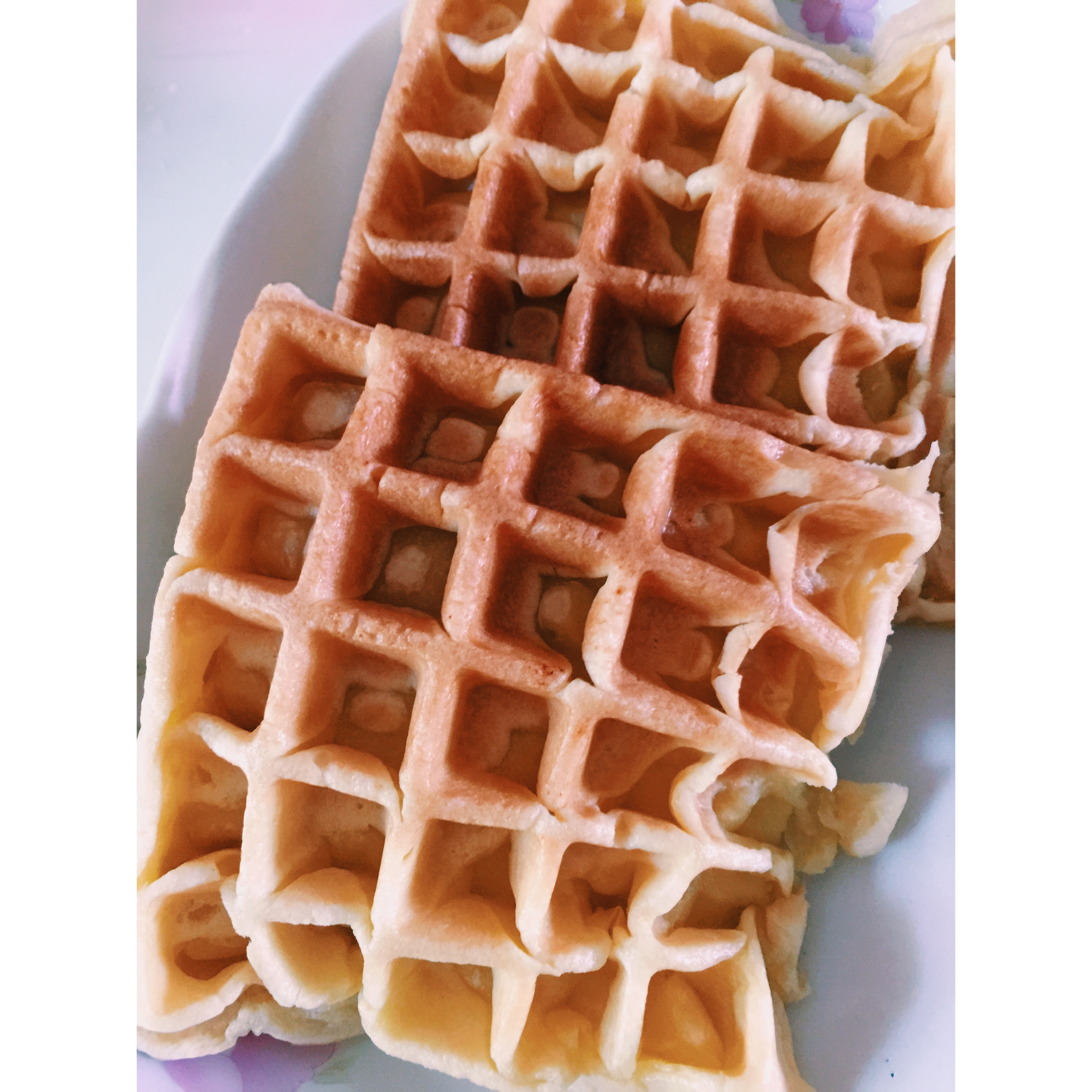 可可糯米华夫饼