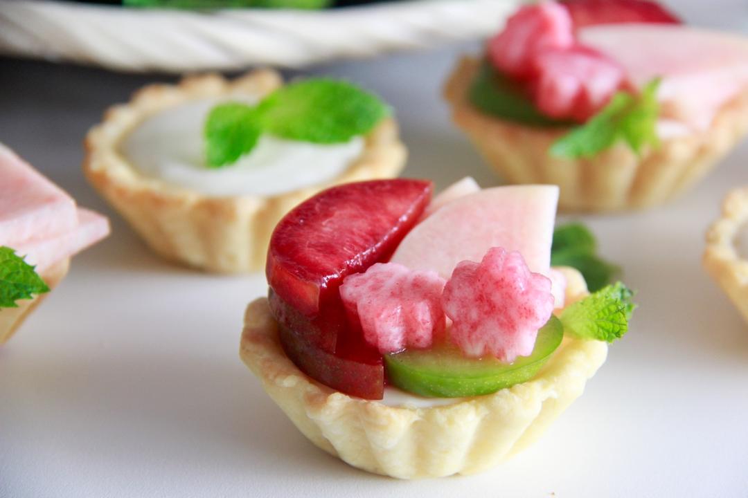 【北鼎烤箱食谱】夏日桃李塔