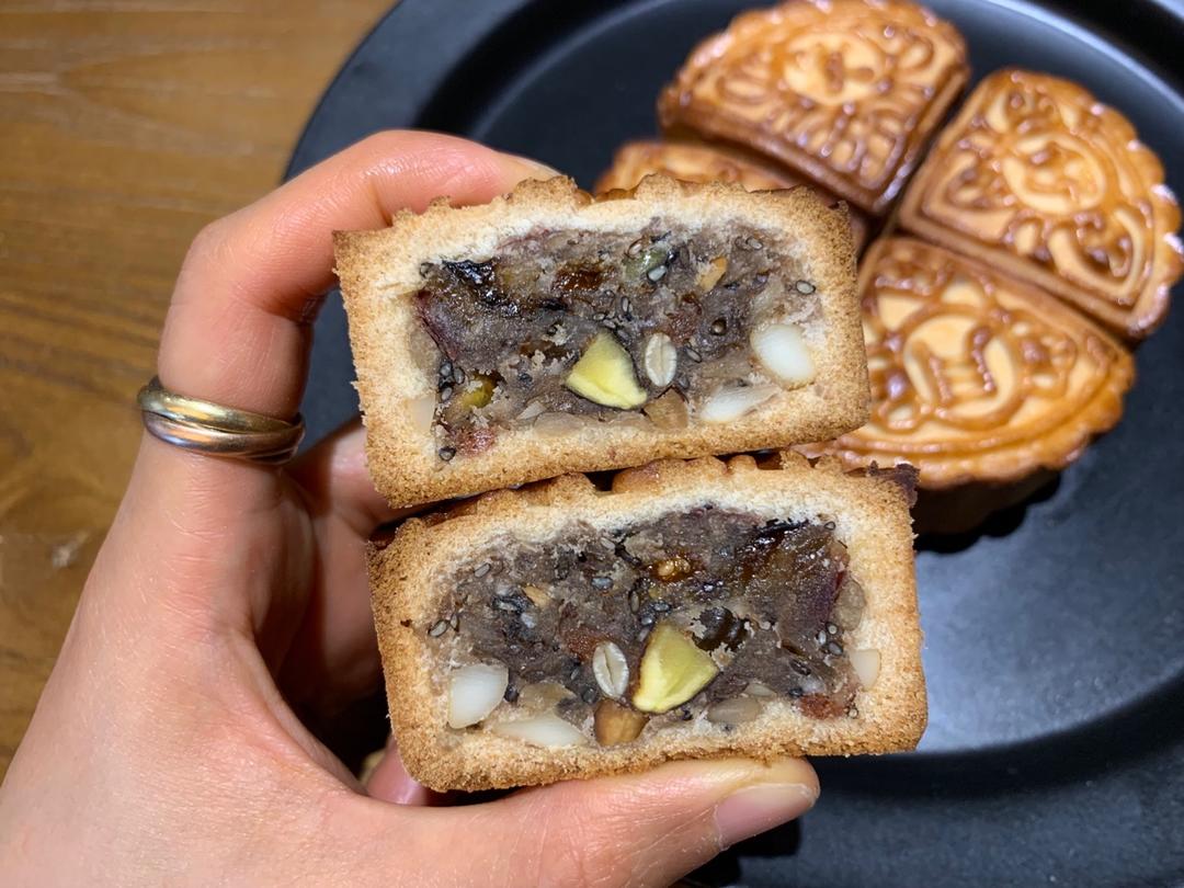 苏式五仁月饼--大包酥快手做出的层次分明
