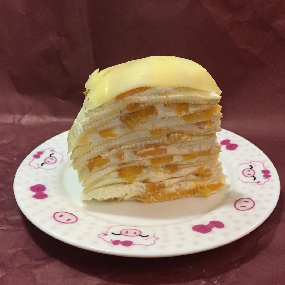 ifeather做的芒果千层蛋糕8寸超软版