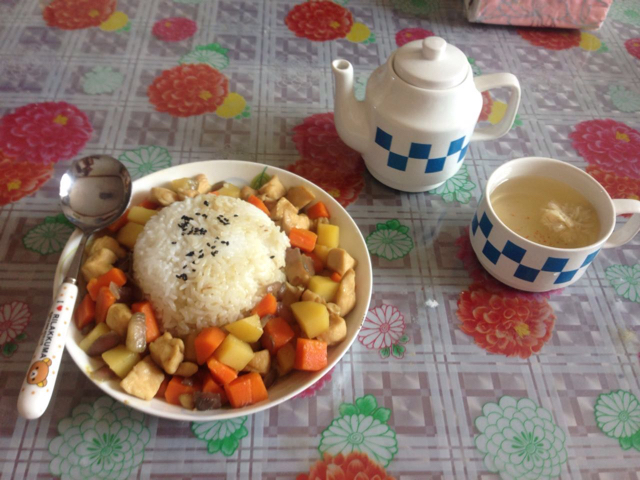咖喱鸡饭