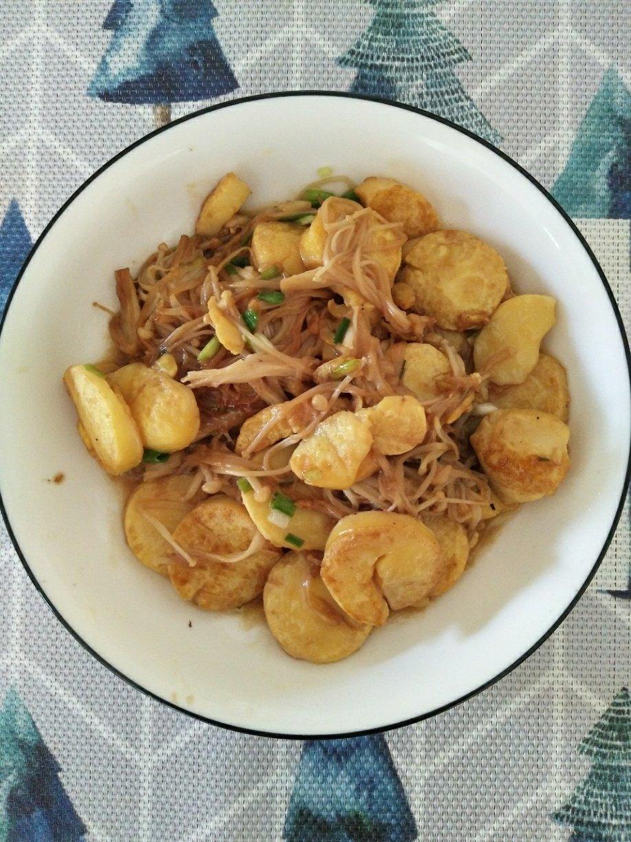 超级下饭菜--金针菇日本豆腐