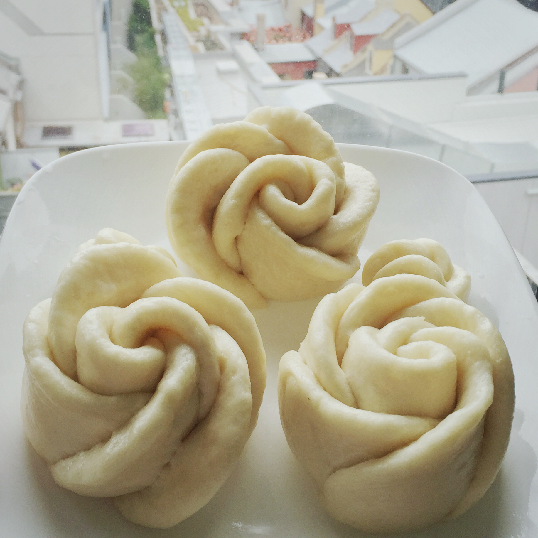 玫瑰花卷－rose steam bun