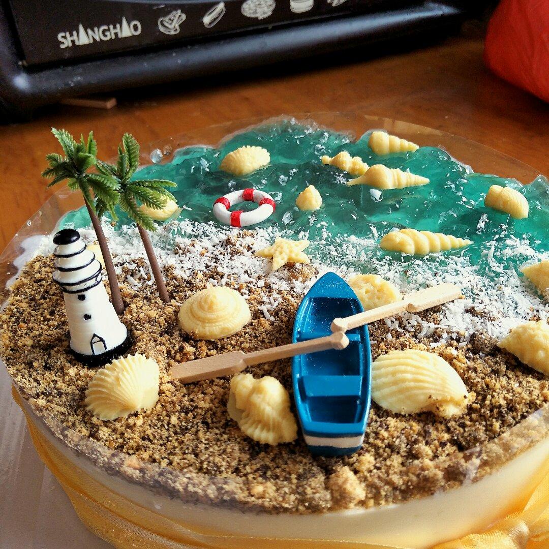 海洋酸奶慕斯蛋糕——乐众缤纷夏日烘焙大赛获奖作品