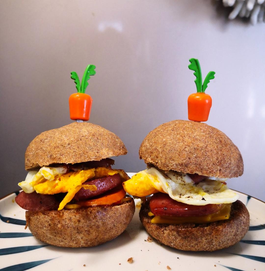 番茄全麦餐包 70%全麦直接法 西红柿全麦面包