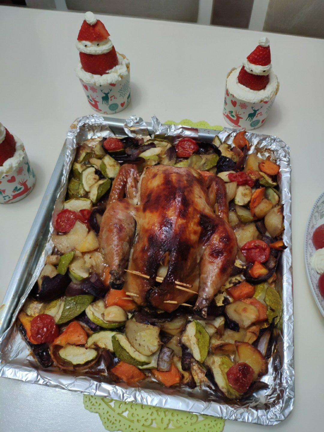 圣诞烤鸡