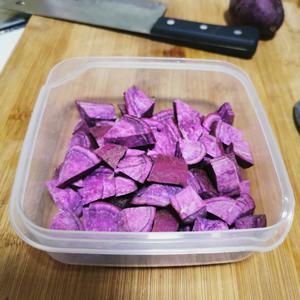 【两分钟早餐】紫薯豆浆的做法 步骤1