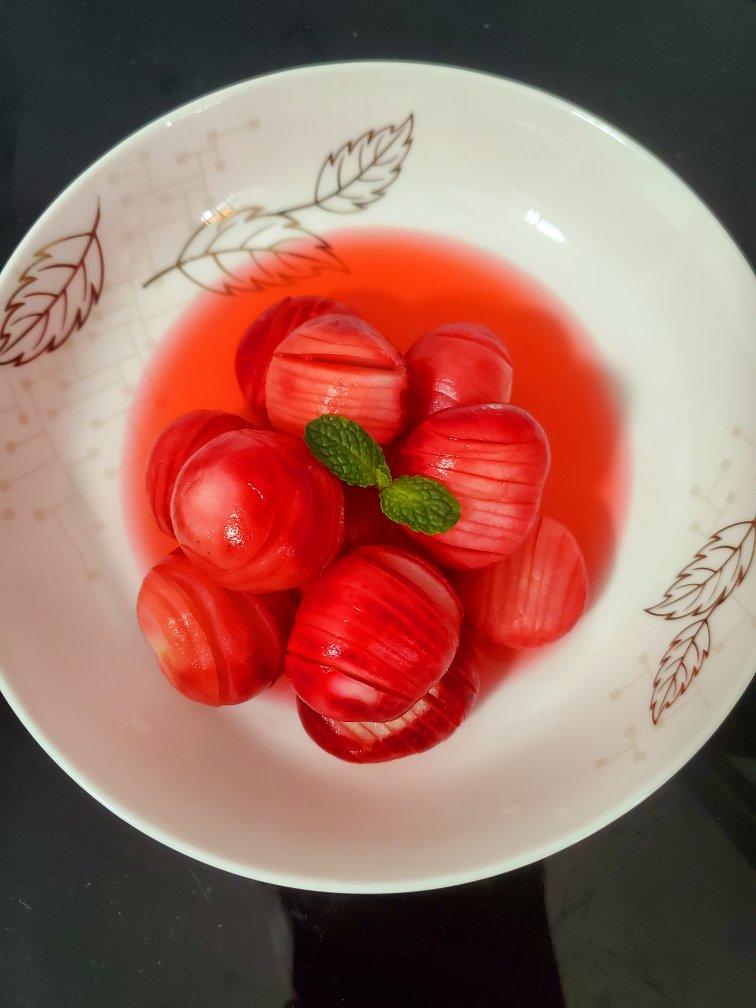 年夜饭头道菜～鸿运当头（樱桃小萝卜）